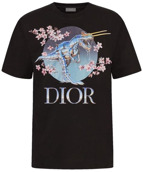 dior sorayama black|Dior sorayama tyrannosaurus shirt.